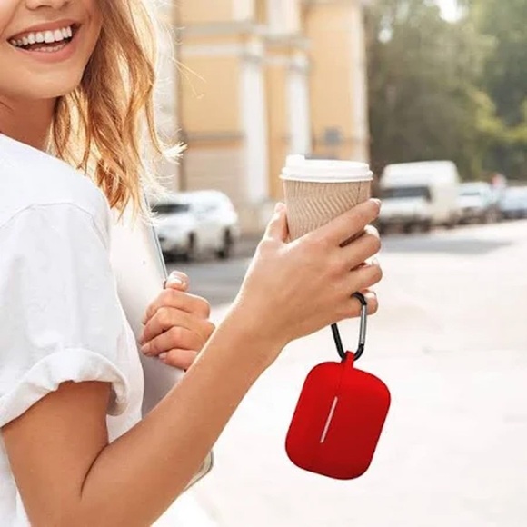 AirPods Pro Red Case Cover - Picture 6 of 9